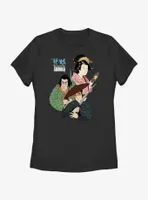 Blue Eye Samurai Mizu Akemi And Taigen Womens T-Shirt