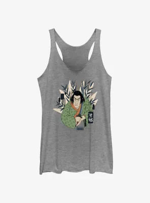 Blue Eye Samurai Taigen Japanese Art Style Womens Tank Top