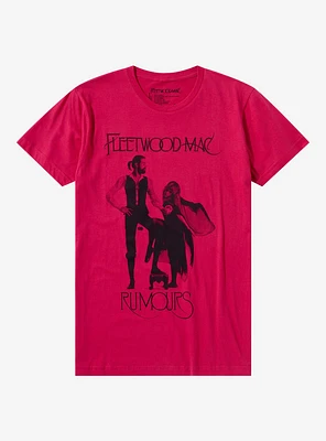 Fleetwood Mac Rumours Pink Boyfriend Fit Girls T-Shirt