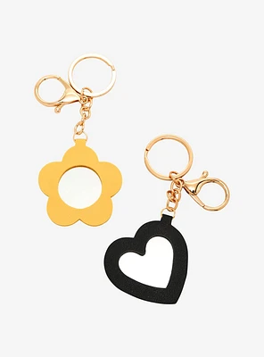 Shaped Mirror Assorted Key Chain