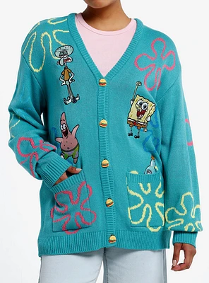 SpongeBob SquarePants Bikini Bottom Girls Cardigan