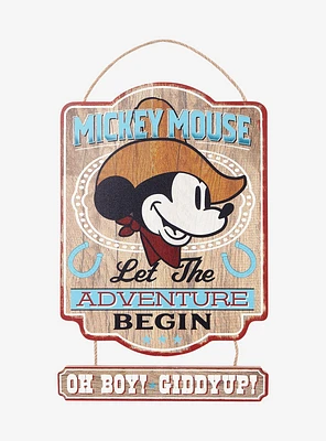 Disney Mickey Mouse Cowboy Wall Art