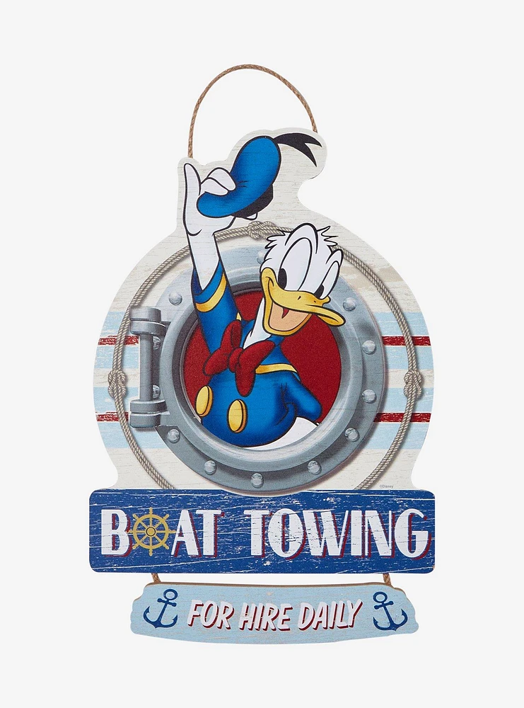 Disney Donald Duck Boat Towing Wall Art