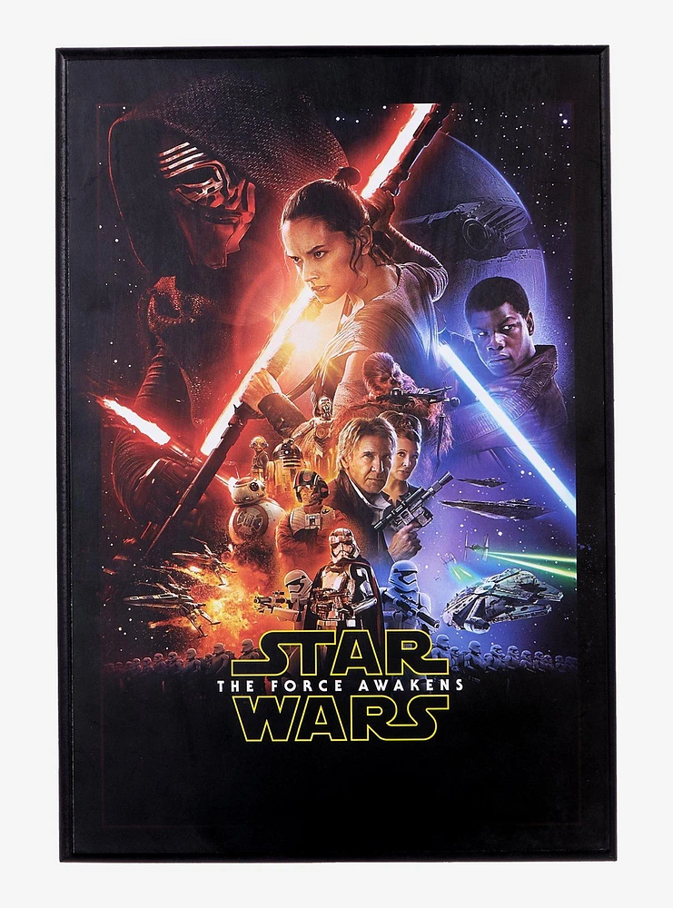 Star Wars The Force Awakens Poster Wall Art