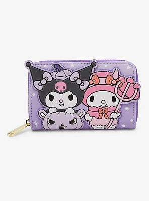 Loungefly Sanrio Kuromi & My Melody Halloween Small Zip Wallet