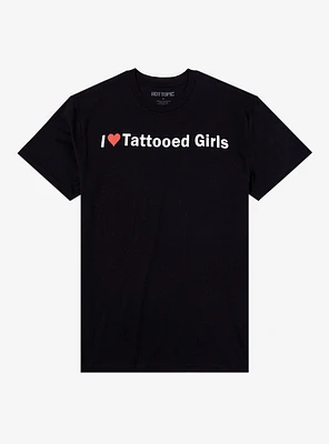 I Love Tattooed Girls T-Shirt