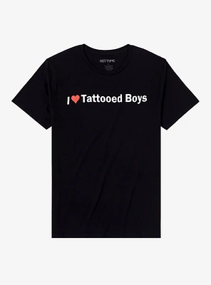 I Love Tattooed Boys T-Shirt