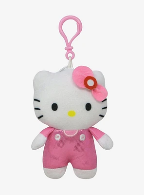 Hello Kitty Shiny Outfit Plush Key Chain