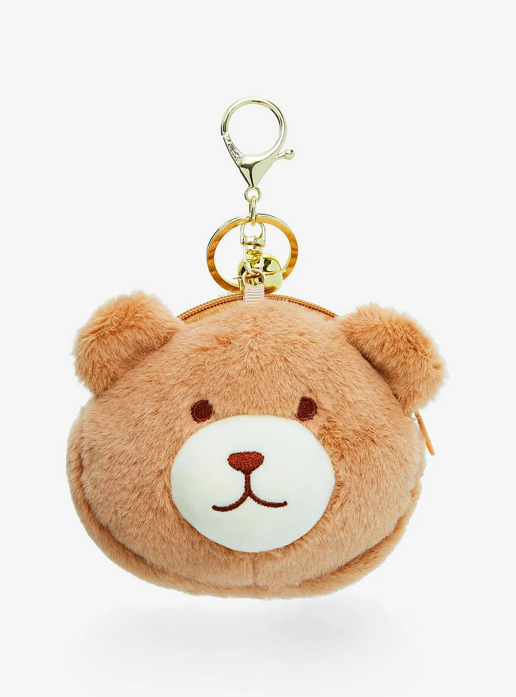 Bear Pouch Plush Key Chain