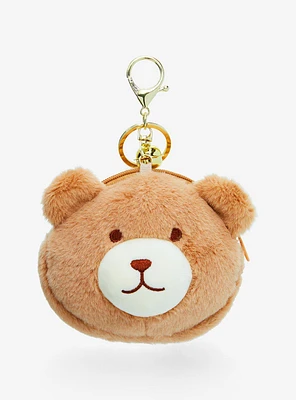 Bear Pouch Plush Key Chain