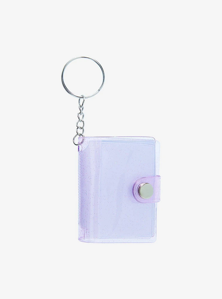 Purple Photo Album Key Chain