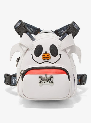 Loungefly Disney The Nightmare Before Christmas Zero Glow-in-the-Dark Medium Mini Backpack Dog Harness