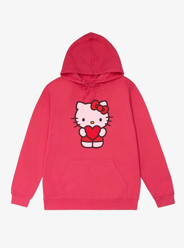 Hello Kitty  Holding A Heart French Terry Hoodie