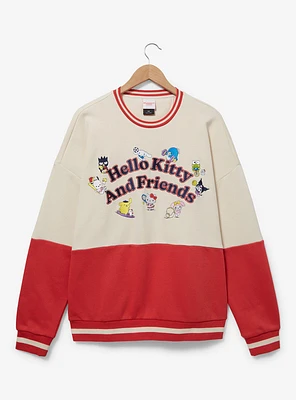 Sanrio Hello Kitty and Friends Sporty Panel Crewneck — BoxLunch Exclusive