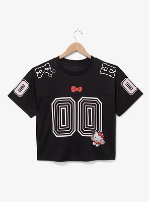 Sanrio Hello Kitty Sports Women's Cropped Football Jersey — BoxLunch Exclusive