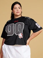 Sanrio Hello Kitty Sports Women's Plus Cropped Football Jersey — BoxLunch Exclusive