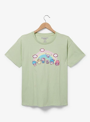 Sanrio Hello Kitty and Friends Rainbow Embroidered Women's T-Shirt — BoxLunch Exclusive