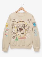 SpongeBob SquarePants DoodleBob Allover Icons Crewneck - BoxLunch Exclusive