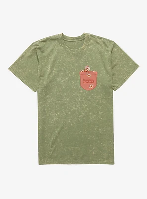 Strawberry Shortcake Pocket Mineral Wash T-Shirt