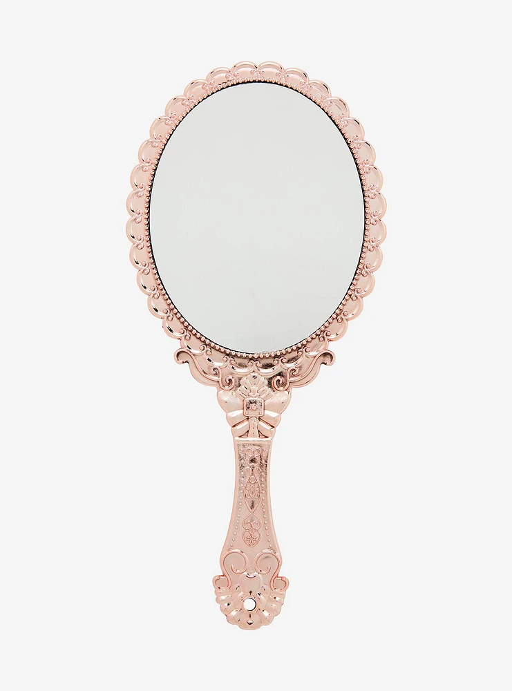 Rose Gold Filigree Mirror