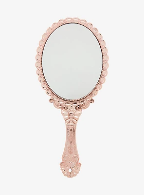 Rose Gold Filigree Mirror