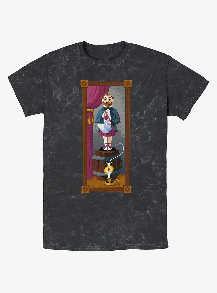 Disney The Haunted Mansion Dynamite Gentleman Portrait Mineral Wash T-Shirt Hot Topic Web Exclusive