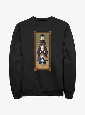 Disney The Haunted Mansion Quicksand Men Portrait Sweatshirt Hot Topic Web Exclusive