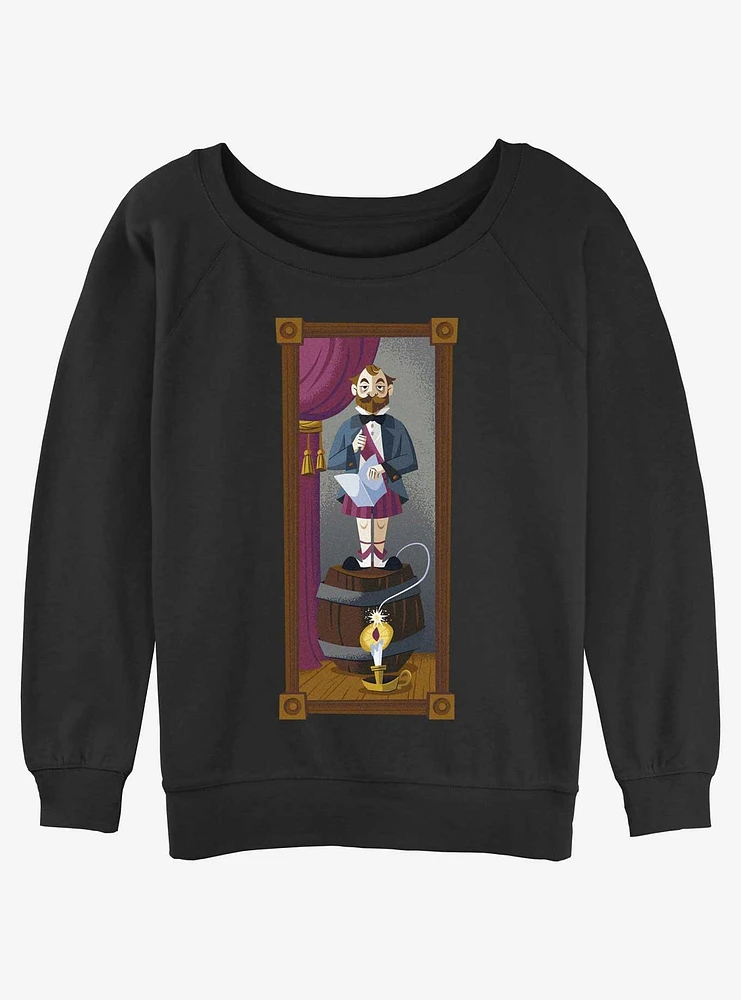 Disney The Haunted Mansion Dynamite Gentleman Portrait Girls Slouchy Sweatshirt Hot Topic Web Exclusive