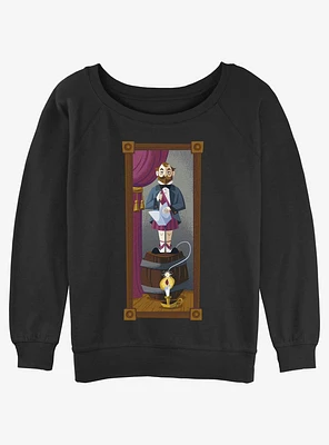 Disney The Haunted Mansion Dynamite Gentleman Portrait Girls Slouchy Sweatshirt Hot Topic Web Exclusive