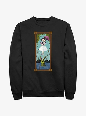 Disney The Haunted Mansion Tightrope Walker Portrait Sweatshirt Hot Topic Web Exclusive