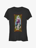 Disney The Haunted Mansion Black Widow Portrait Girls T-Shirt Hot Topic Web Exclusive