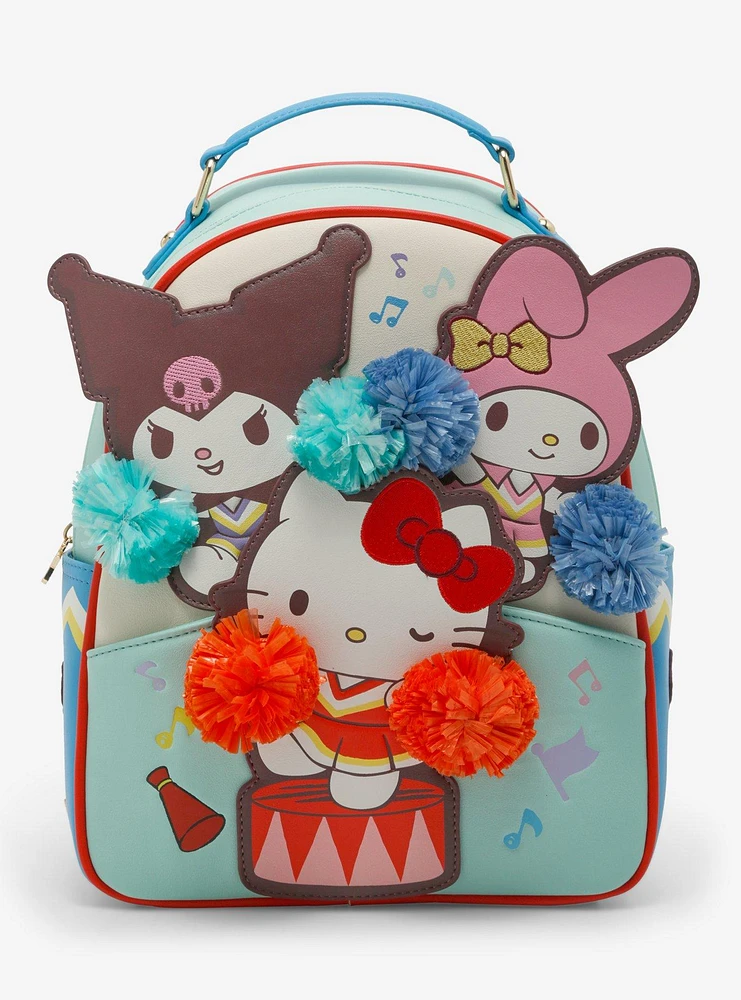 Sanrio Hello Kitty, My Melody, and Kuromi Cheer Mini Backpack — BoxLunch Exclusive