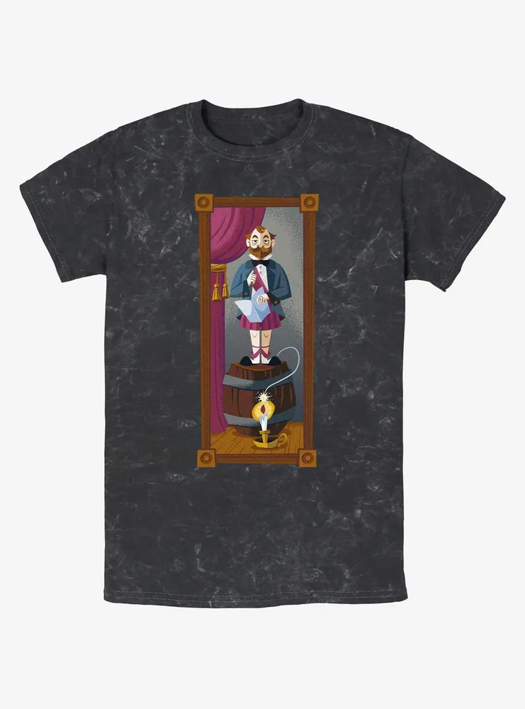 Disney The Haunted Mansion Dynamite Gentleman Portrait Mineral Wash T-Shirt BoxLunch Web Exclusive