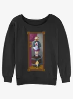 Disney The Haunted Mansion Dynamite Gentleman Portrait Womens Slouchy Sweatshirt BoxLunch Web Exclusive