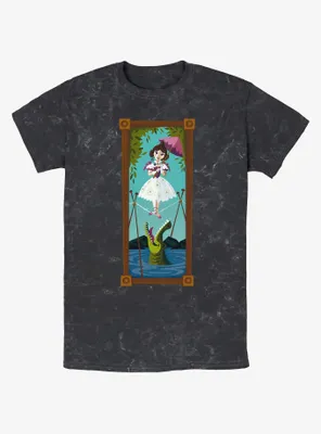 Disney The Haunted Mansion Tightrope Walker Portrait Mineral Wash T-Shirt BoxLunch Web Exclusive