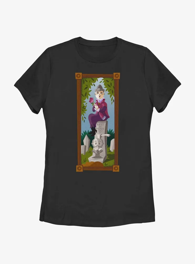 Disney The Haunted Mansion Black Widow Portrait Womens T-Shirt BoxLunch Web Exclusive