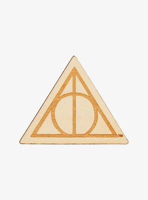 Harry Potter Deathly Hallows Wooden Magnet