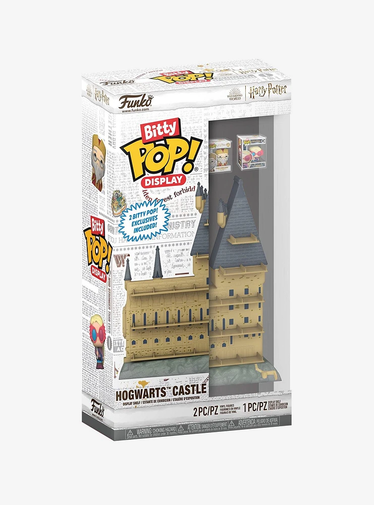 Funko Bitty Pop! Harry Potter Hogwarts Castle Display Case and Vinyl Figure Set