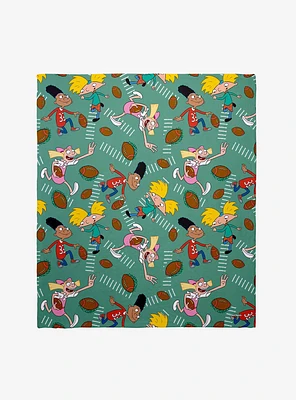 Hey Arnold Touchdown Throw Blanket