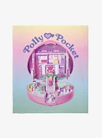 Polly Pocket Heart Shaped Compact Throw Blanket