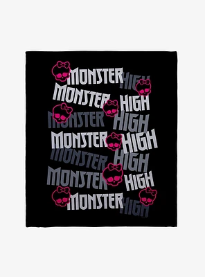 Monster High Logo Throw Blanket