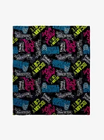 Monster High Scary Cute Throw Blanket