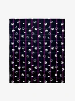 Monster High Plaid Icons Throw Blanket