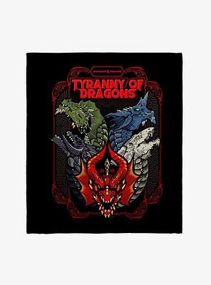 Dungeons & Dragons Tyranny Of Dragons Throw Blanket