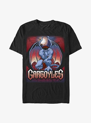 Disney Gargoyles Gargoyle Skyscrapers Extra Soft T-Shirt