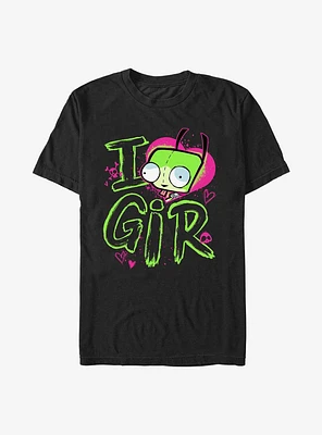 Invader ZIM I Love Gir Extra Soft T-Shirt