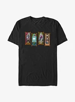 Disney The Haunted Mansion Characters Portraits Extra Soft T-Shirt