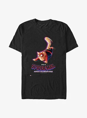 Marvel Spider-Man Spider Cat Poster Extra Soft T-Shirt