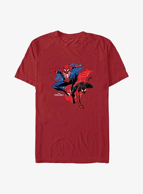 Marvel Spider-Man Peter Parker and Miles Morales Extra Soft T-Shirt