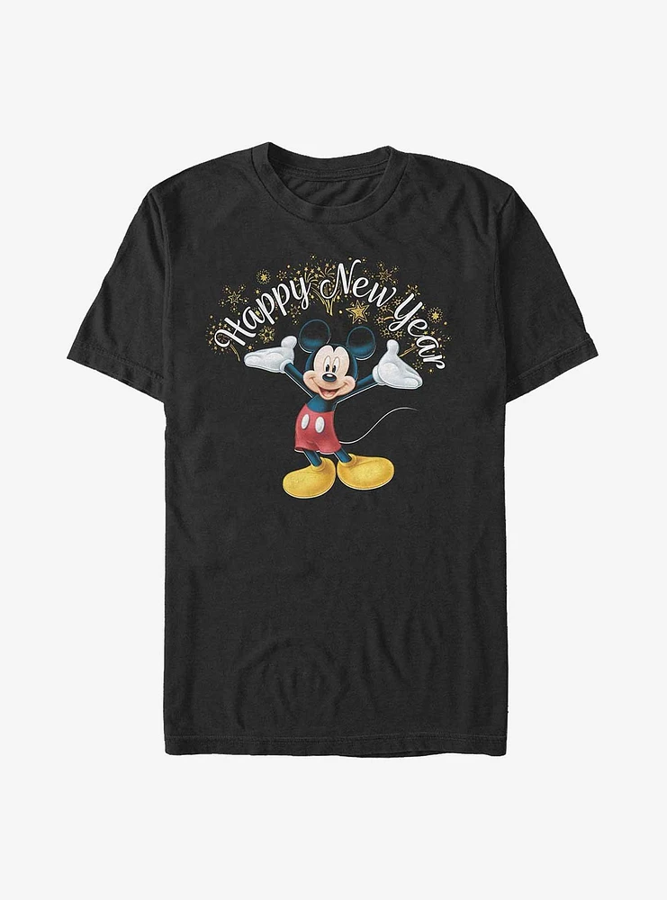 Disney Mickey Mouse Happy New Year Extra Soft T-Shirt